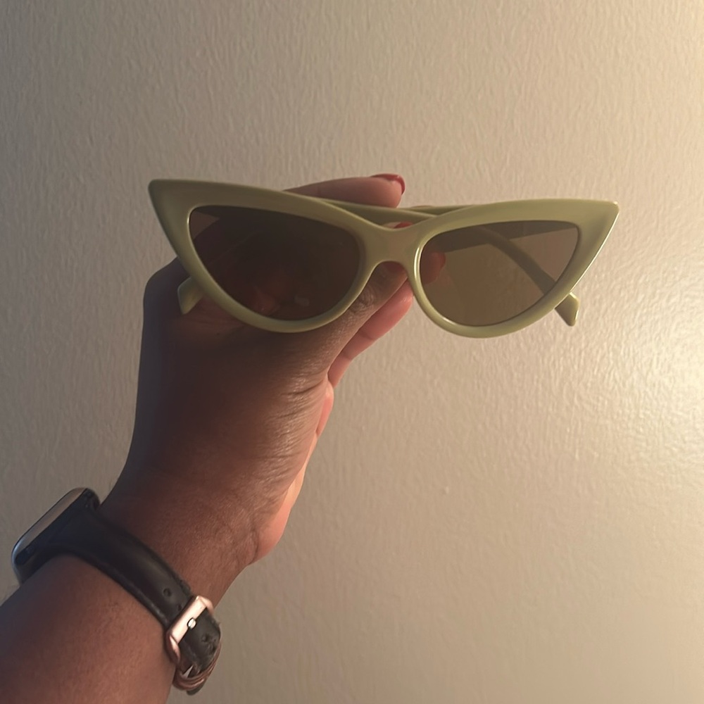 Lime Green Cat Eye Frames